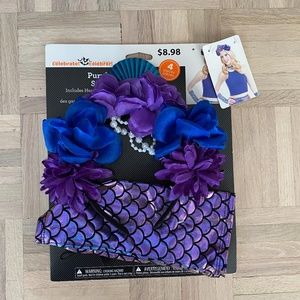Mermaid Accessories - Headband and Gloves Only - Brand New and Never Used!